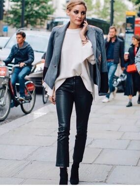 Rag & Bone Hana Flare Leather Pants Sz 26